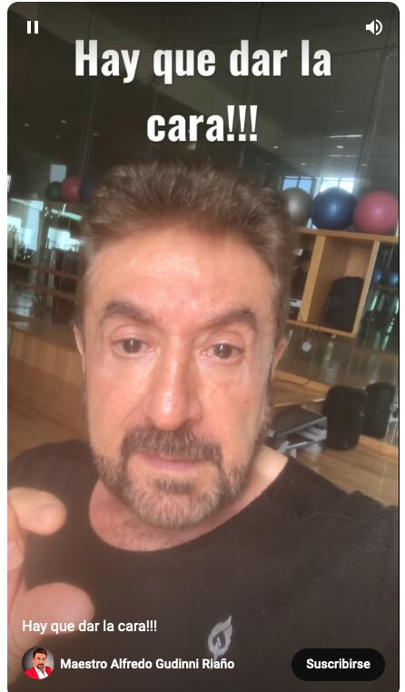 Alfredo Gudinni dice no ser Doña Carmelita.