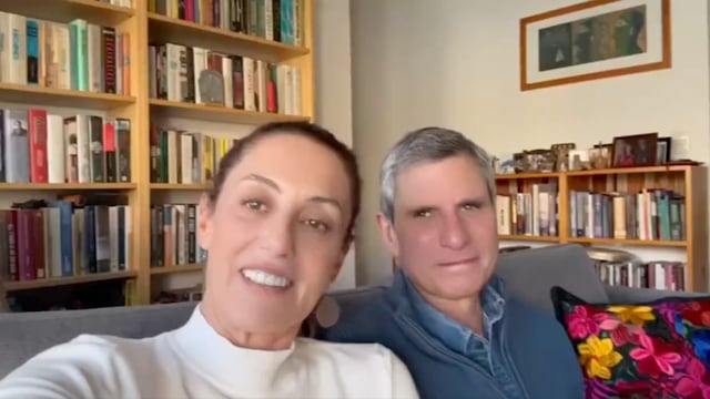 Claudia Sheinbaum y Jesús María Tarriba mandan mensaje por Año Nuevo