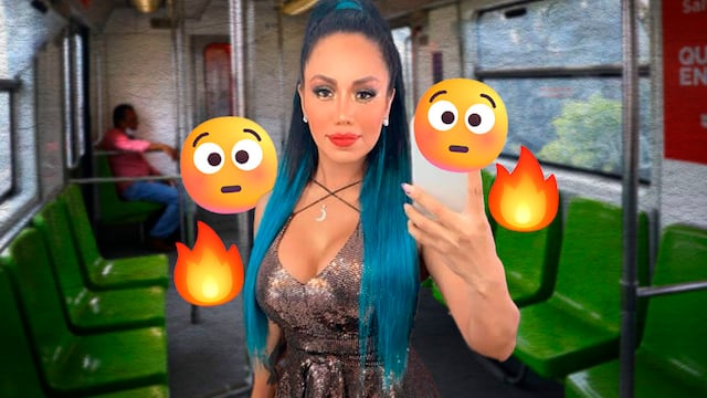 Denuncian a Luna Bella por grabar contenido para adultos en el Metro CDMX