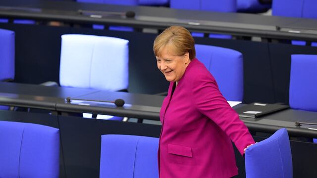 Angela Merkel.