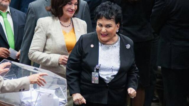 Carmen Salinas, nueva diputada del PRI.