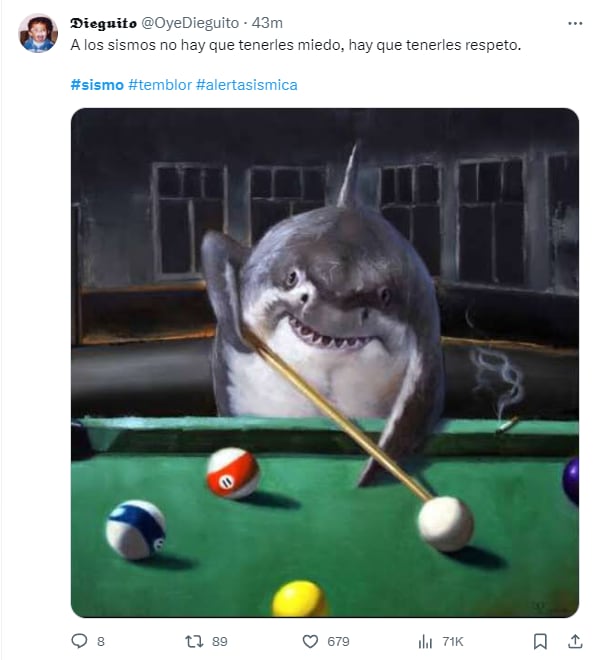 Memes por el sismo de hoy 7 de diciembre