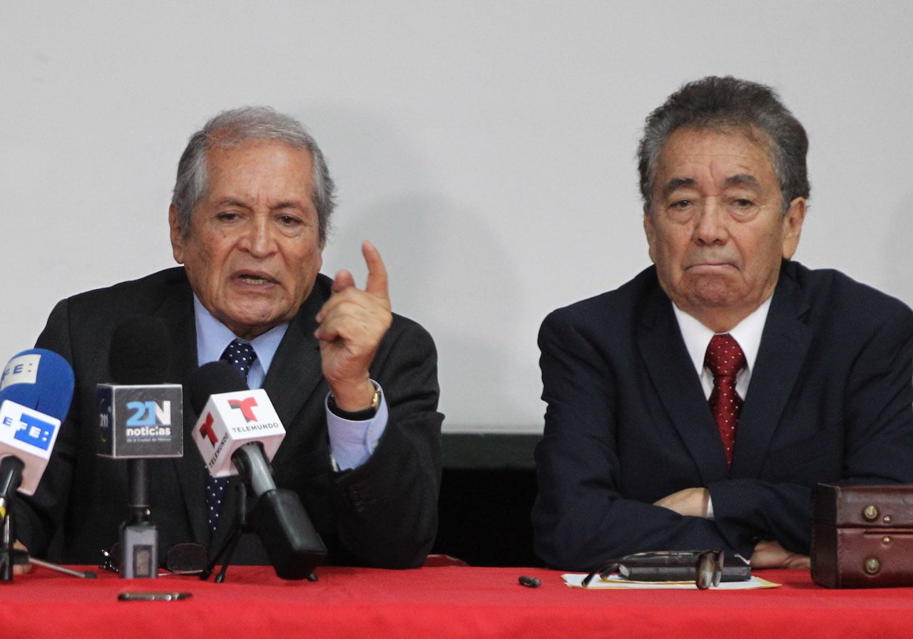 Juan Pablo Badillo y José Luis González Meza, abogados del 'Chapo'.
