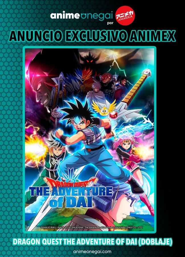 Dragon Quest: Las Aventuras de Dai en Anime Onegai