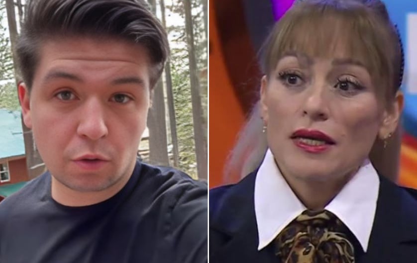 Fofo Márquez con su víctima, Edith.