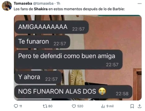 Memes: Shakira y Barbie