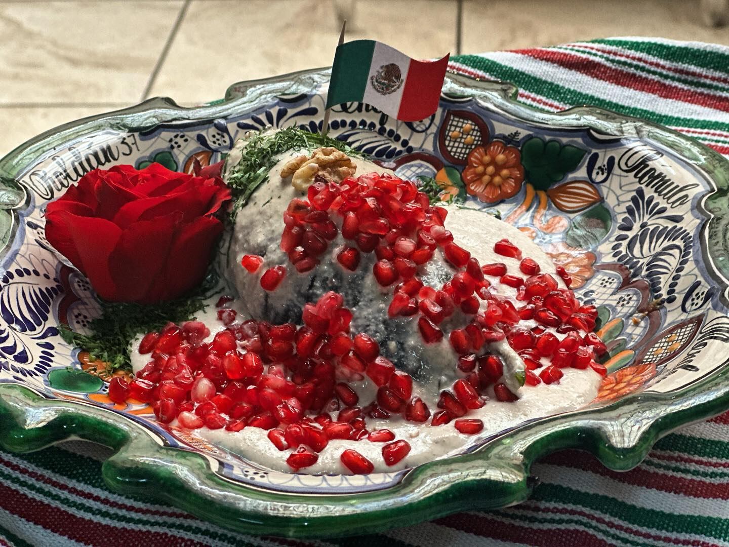 Chile en Nogada en Restaurante Roldán 37