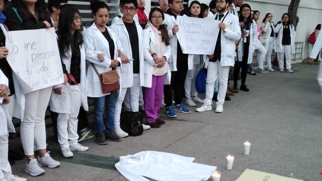 Protesta de estudiantes de BUAP