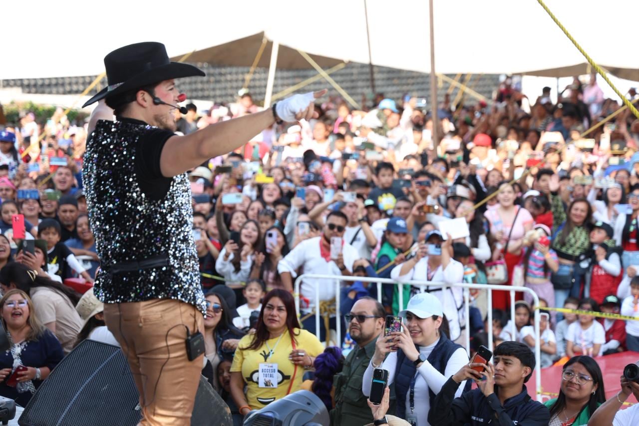 Más de 100 atracciones marcaron el Día del Niño en Huixquilucan
