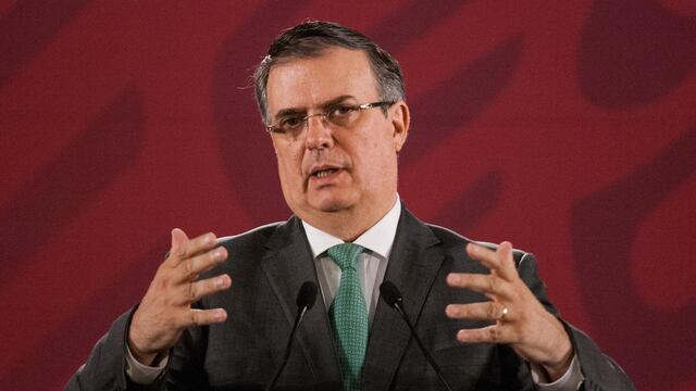 Marcelo Ebrard. Reunión en EU el miércoles.