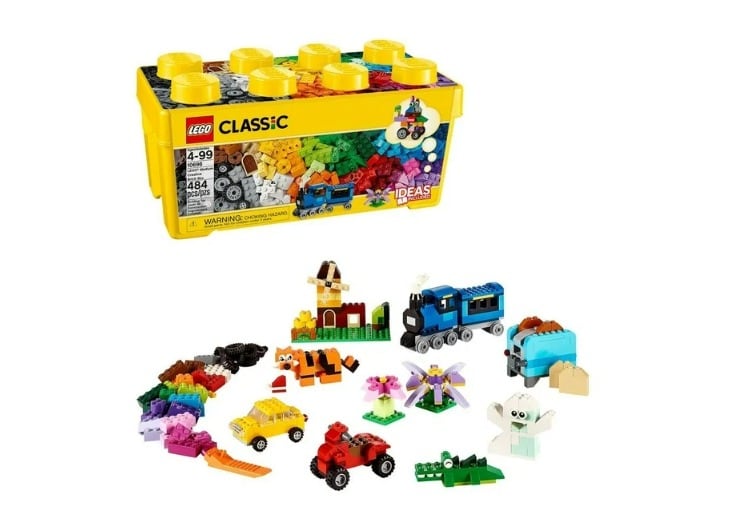 set LEGO bloque de colores Bodega Aurrerá