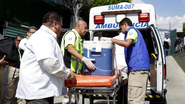 Traslado de órganos.