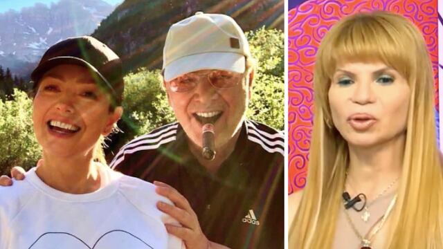 Thalía junto a Tommy Mottola / Mhoni Vidente