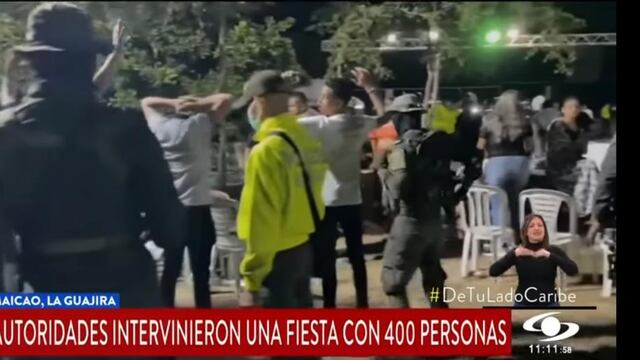 Fiesta masiva en Colombia