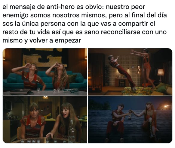 Video de Anto-Hero de Taylor Swift, de su álbum Midnights
