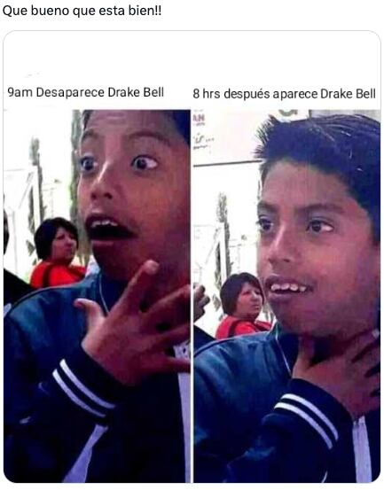 Memes de la desaparición Drake Bell, recrean momentos de Drake y Josh