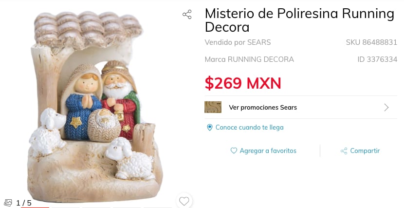 Venta nocturna Sears 2024: nacimientos