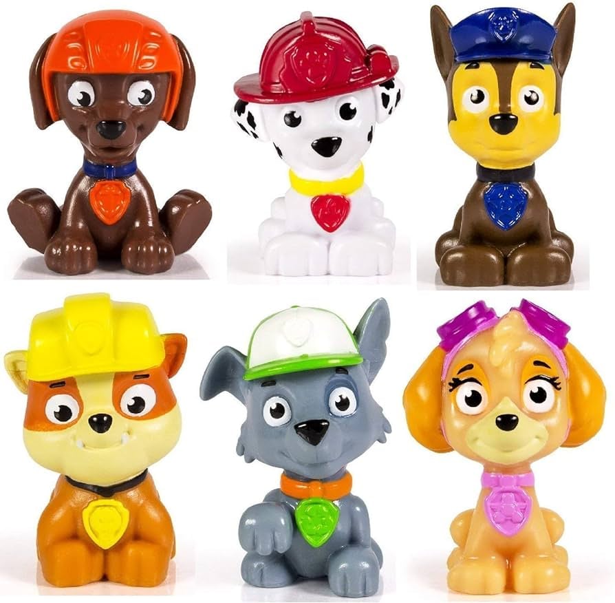 Set Paw Patrol 6 mini figuras