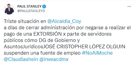 Paul Stanley denuncia extorsión.