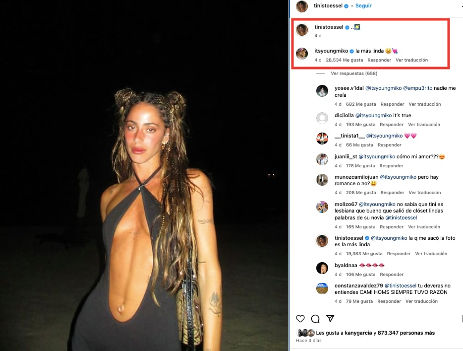 Young Miko chulea a Tini Stoessel