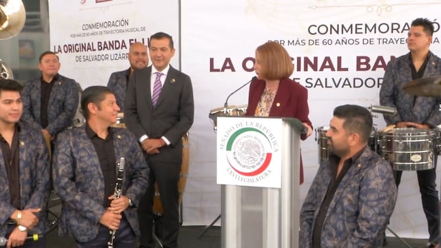 La Original Banda El Limón celebra sus 60 años concierto en el Senado.