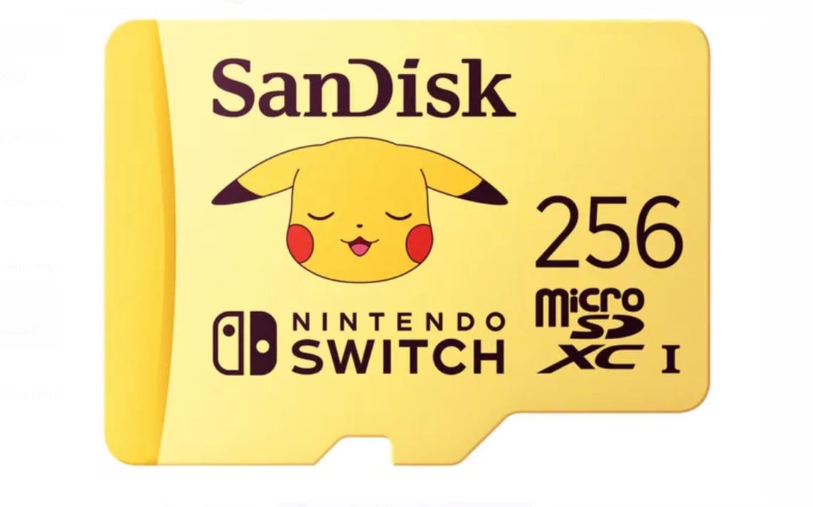 Tarjetas MicroSD de Pokémon para Nintendo Switch