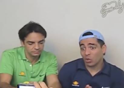 Eugenio Derbez y Omar Chaparro