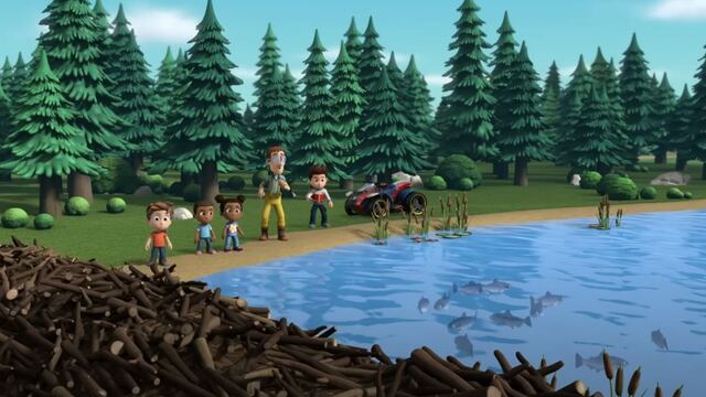 Paw Patrol salva a los peces