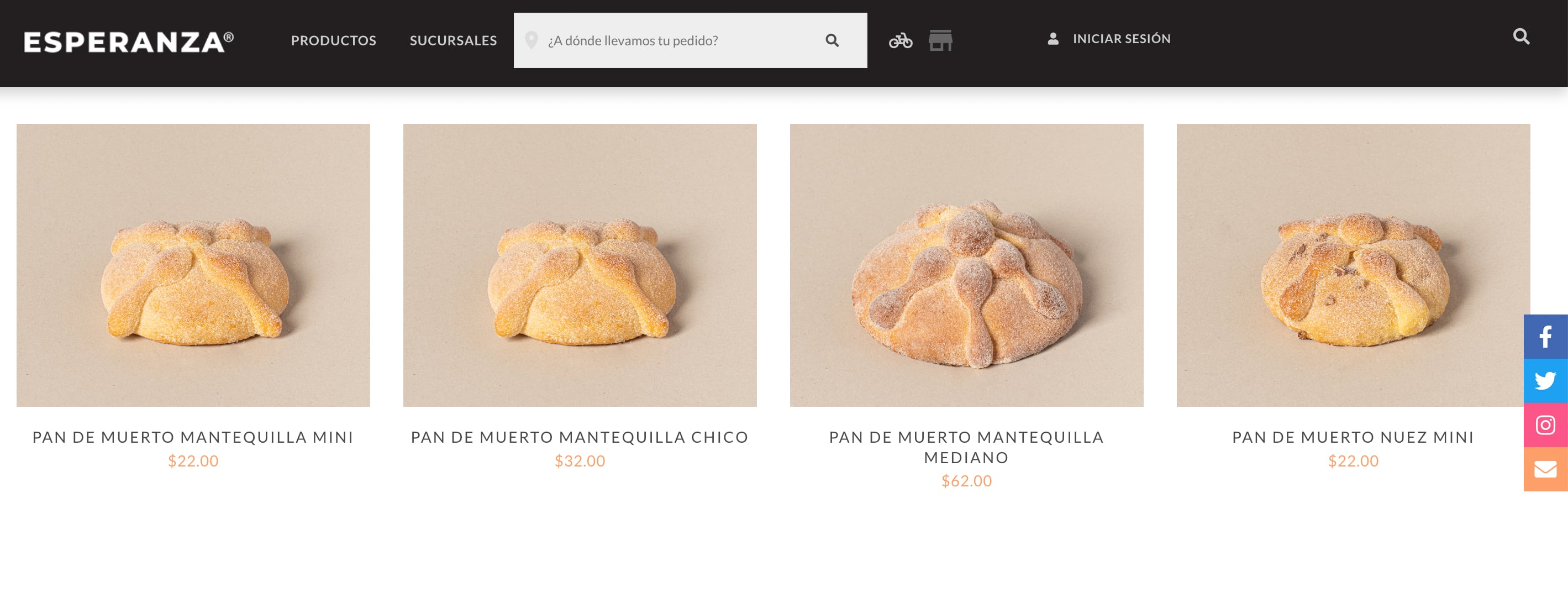 Pan de muerto La Esperanza