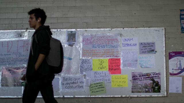 Protesta en la UNAM