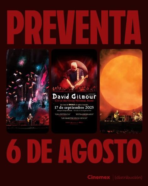 Concierto de David Gilmour en Circus Maximus de Roma