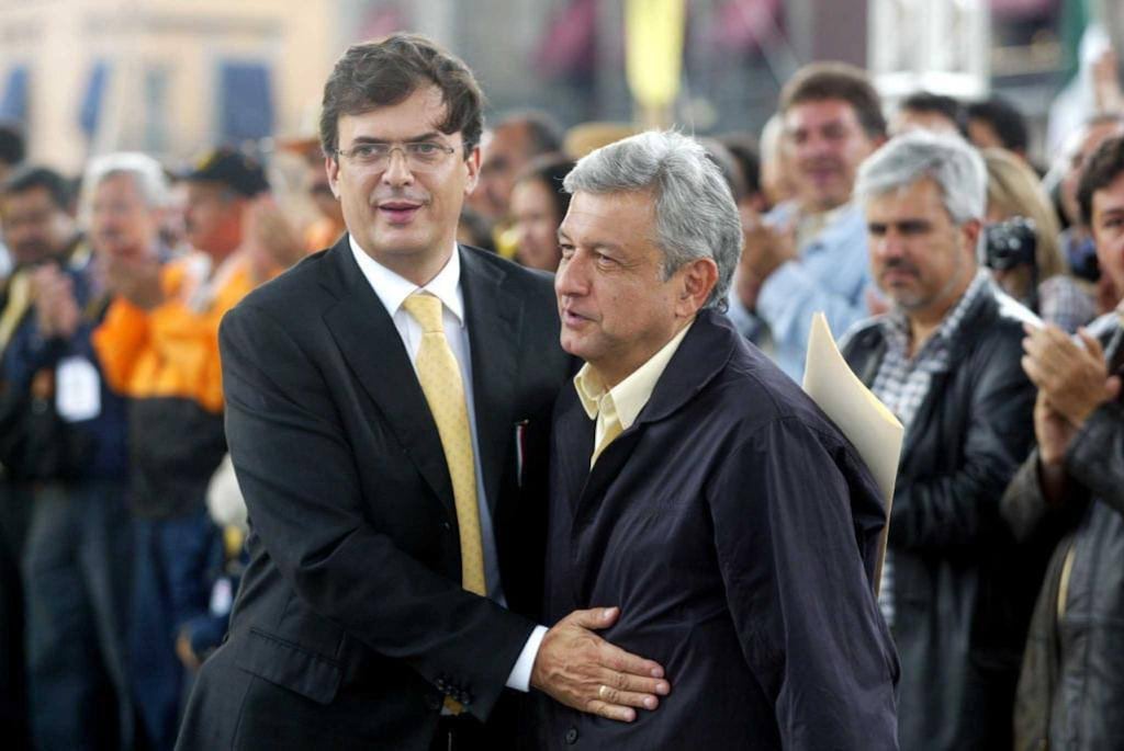 Foto Marcelo Ebrard con AMLO