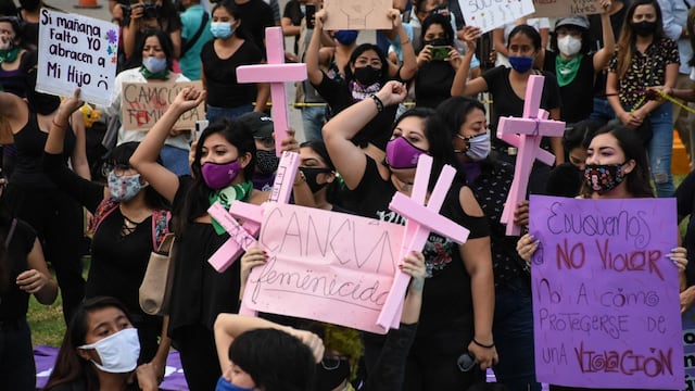 Marcha del 25N de 2020 en Quintana Roo