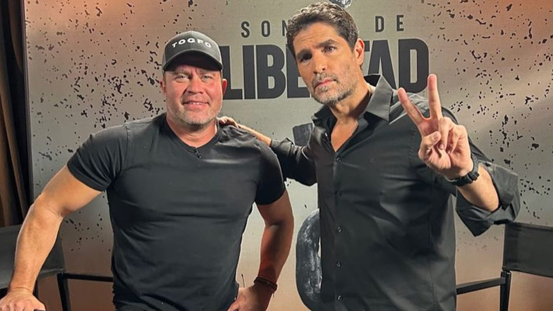 Tim Ballard y Eduardo Verástegui.