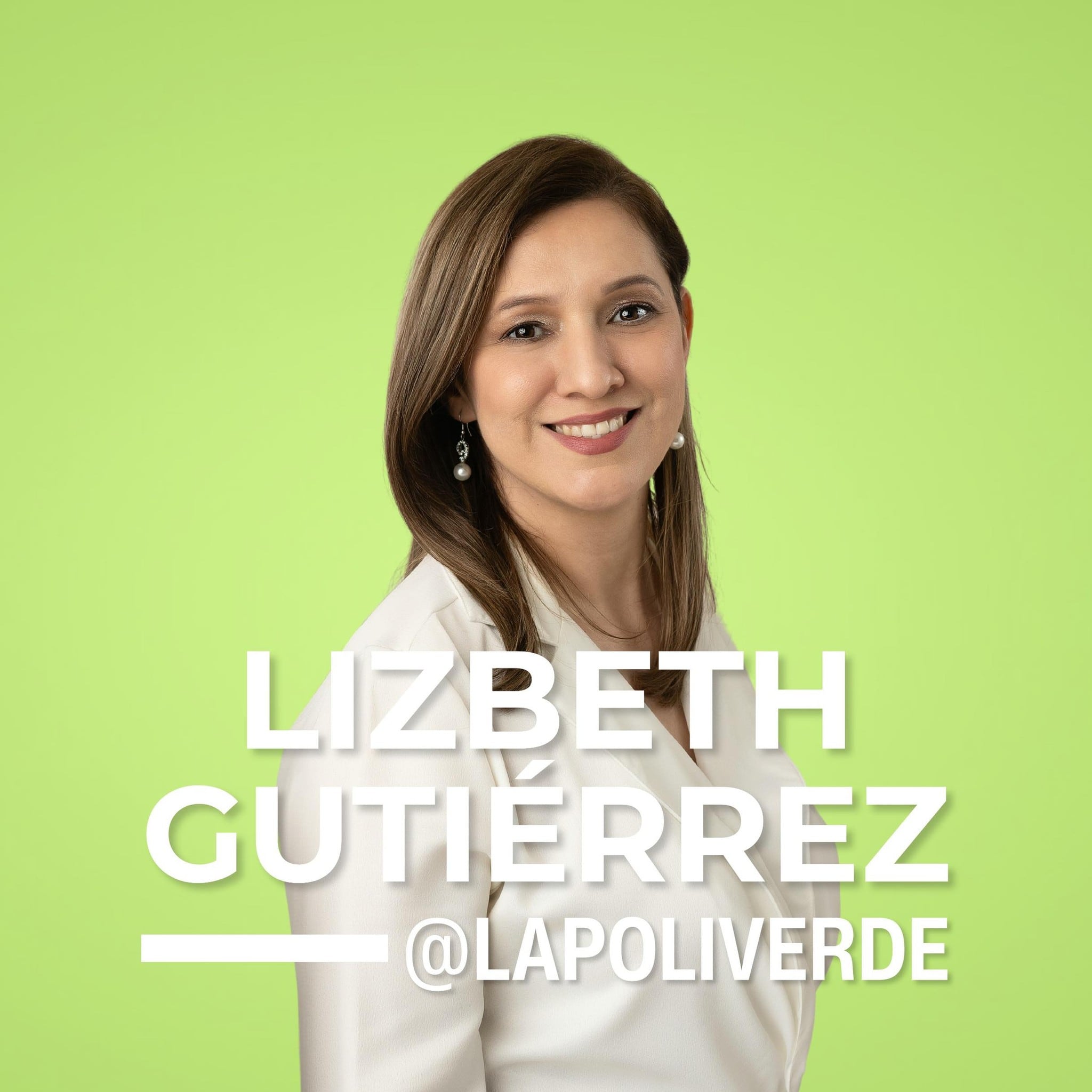 Lizbeth Gutiérrez, candidata del Partido Verde