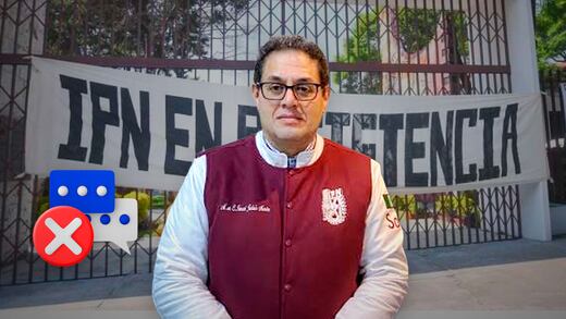 Secretario general del IPN abandona diálogo con estudiantes tras reclamos