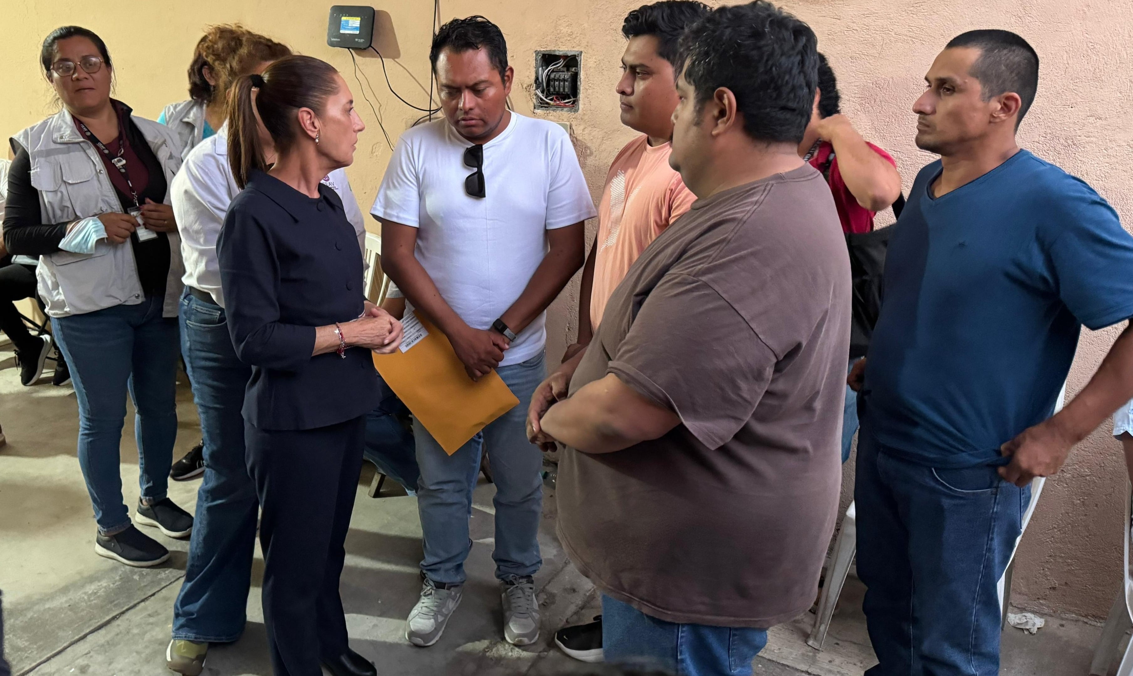 Zoé Robledo destaca visita de Claudia Sheinbaum a víctimas en Oaxaca