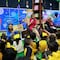 Mariana Rodríguez y Elena Poniatowska comparten lectura a niñas y niños en FIL Monterrey
