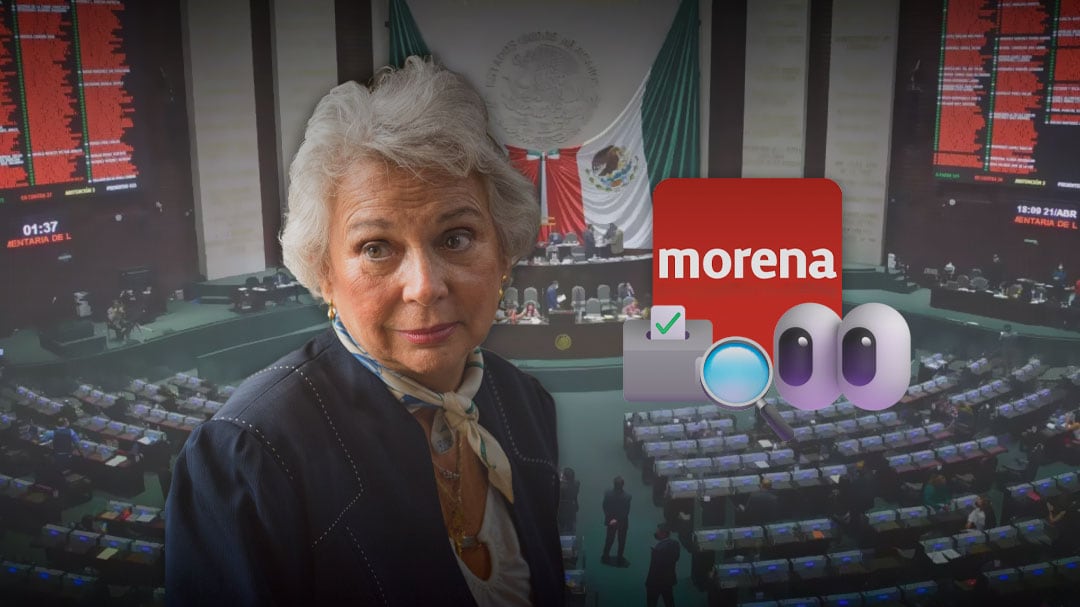 Morena cuestiona ausencia de Olga Sánchez Cordero en votación de reforma electoral