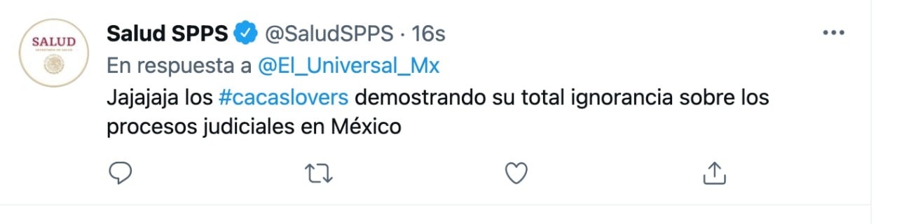 Tuit contra la consulta popular