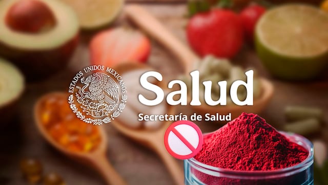 Secretaría de Salud prohíbe la eritrosina en alimentos, bebidas y suplementos