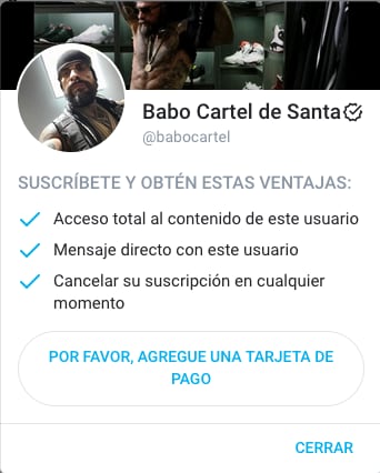 ¿El OnlyFans de Babo de Cartel de Santa Sigue siendo gratis?