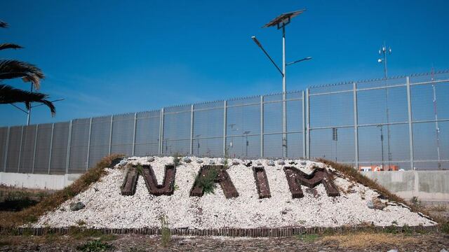 Construcción del aeropuerto en el Lago de Texcoco