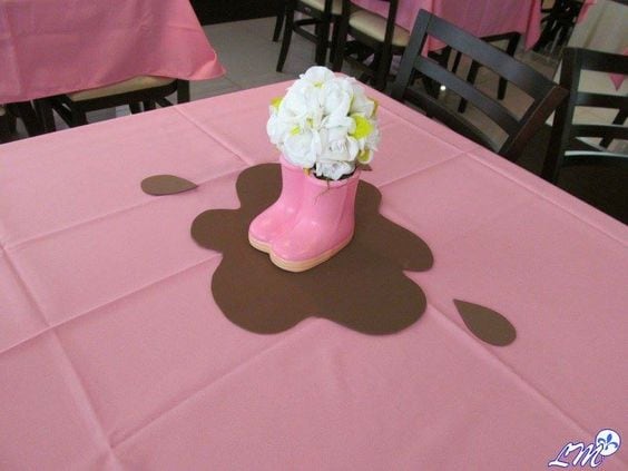 Centros de mesa de Peppa Pig