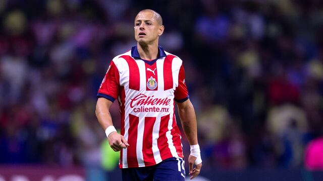Chicharito Hernández, en el Chivas vs América.