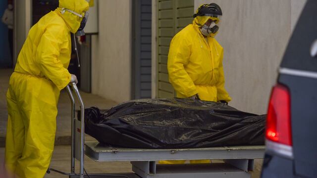 Muerto por Covid-19 en México.