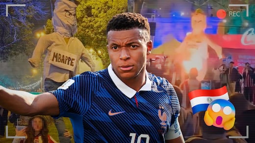 La insólita razón por la que quemaron a Mbappé en Paraguay