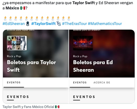 Memes aseguran que Taylor Swift hará un anuncio para conciertos en México