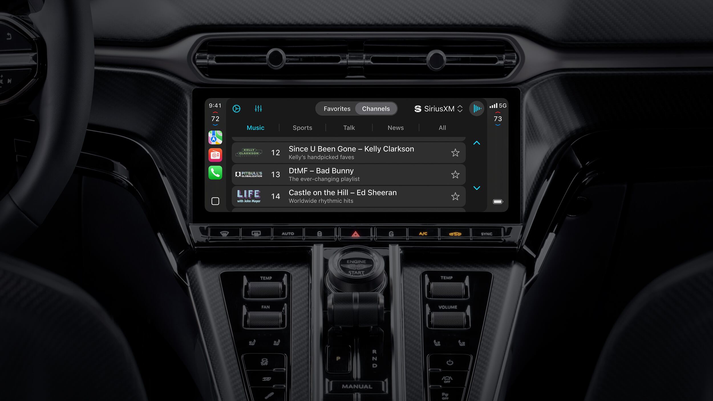 CarPlay Ultra de Apple en el Aston Martin