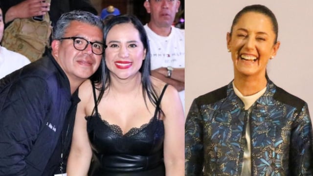 Marlon Ávalos, Sandra Cuevas y Claudia Sheinbaum,